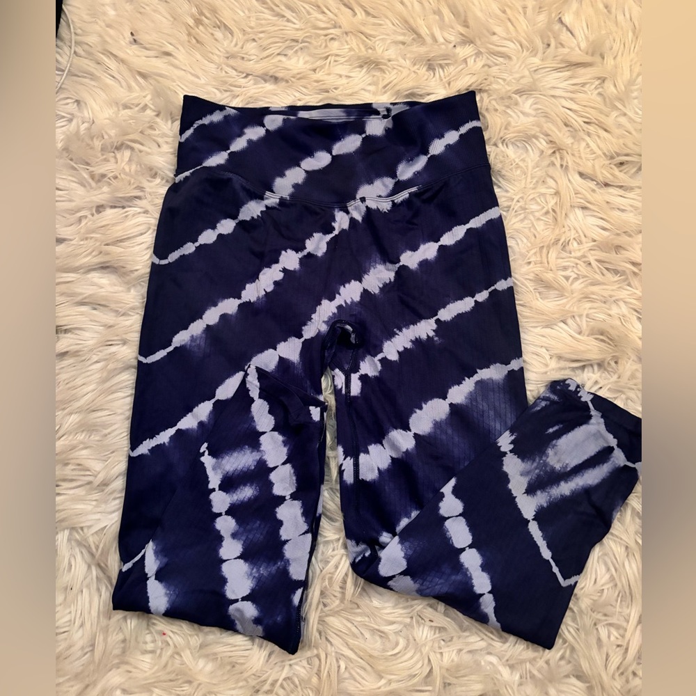 vs pink active tie dye leggings